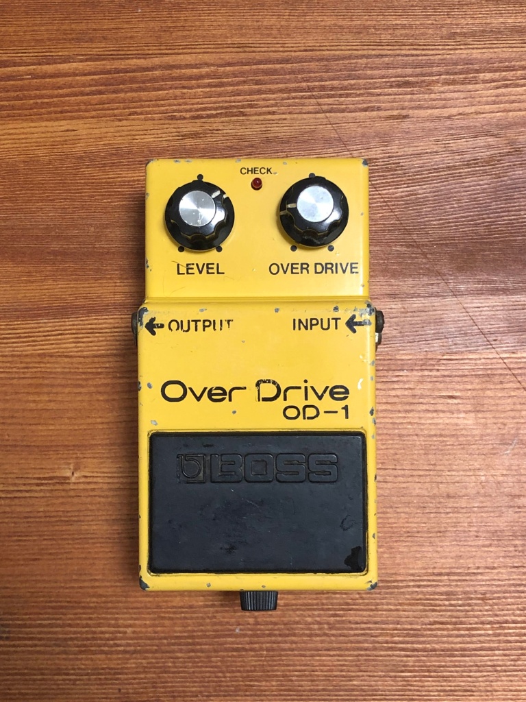 BOSS Over Drive OD-1 1981 NEC C4558C Made In Japan