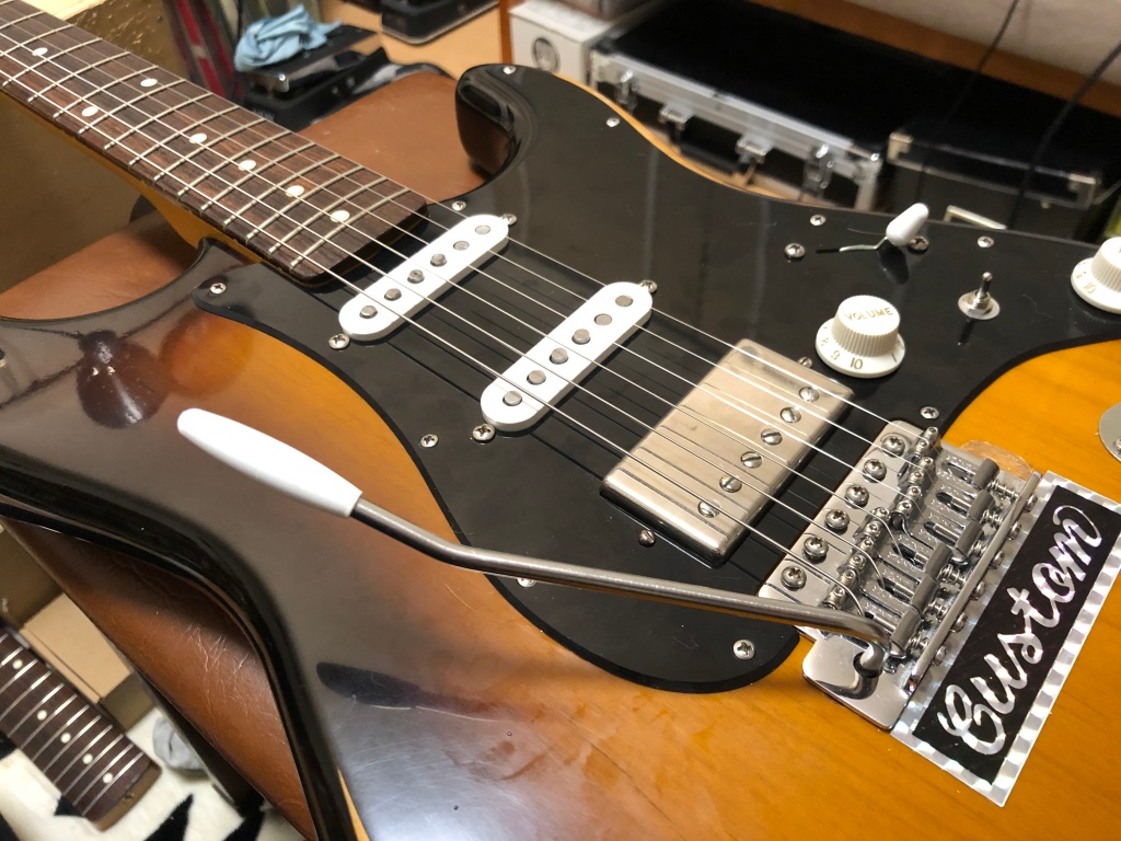 Fender SRV (SSH) Vodoo '60s Grey Fender Cutomshop Texas Special Gibson Burstbucker Pro #2 Lead ミニスイッチ コイルタップ 2.2K Register 抵抗 SSH Stratocaster